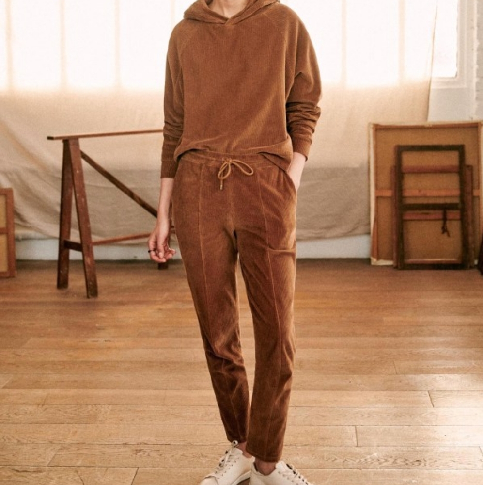 SEZANE SARAH Joggers in Camel